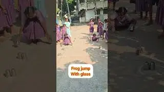 Frog jump with glasses #funny #school #shorts #viralvideo @pvv Songs