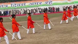 लाठी प्रतियोगिता महात्मा गांधी स्टेडियम शहडोल मध्य प्रदेश।
