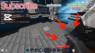 Playing Bloxd.io Bedwars but i cant use a axe or sword to pvp :O