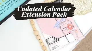 Spoonful of Faith x The Happy Planner Undated Calendar Extension Pack Flipthrough: Dashboard Layout