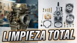 Motorcycle carburetor cleaning