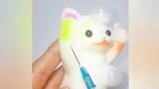 Popping bubbles squishy toy l Asmr satisfying slime 💖 😌 I Cracking squishy relax video 