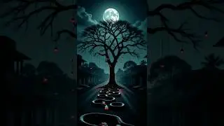 Secret of the Neem Tree 😱 | Black Snakes Attack Village |Scary Story #shorts #shortvideo #shortstory