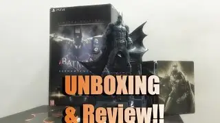 Batman Arkham Knight Limited Edition Unboxing!! Collectors Edition with lights on, off & Review!!