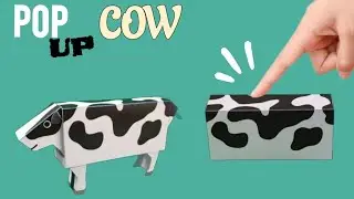 KAMIKARA COW | POP UP COW | JAPANESE PAPER TOYS | KAMIKARA TOYS