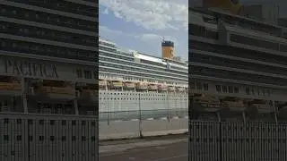 Costa Pacifica ormeggiata al porto di Palermo ⚓️ - 10 Settembre 2025