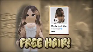 How to get the FREE Mocha Lush Wavy Hair on Roblox! NEW 0 Robux Ugc Hair🫨