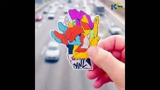 Custom Sticker and Label Printing At KS Corporation Die cut stickers holographic stickers
