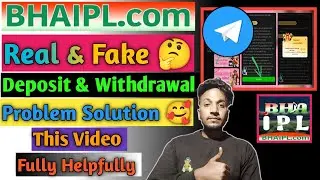 BHAIPL App Payment Proof Review 😱 | Real or Fake ❓ | BHAIPL App Withdrawal Proof | Scam Alert 2025 |