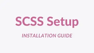 SCSS Setup on VS Code