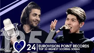 Top 30 highest scoring Eurovision songs | 1956 - 2024