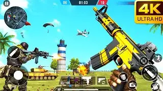 Combat Master FPS Short Gameplay 🔫 | Headshot Only | High Graphics FPS Game / Smooth FPS Action 