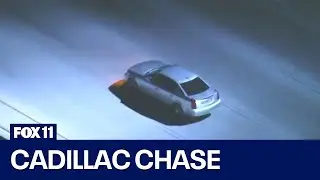 Police chase suspect breaks 100 mph; Suspect possibly connected to shooting