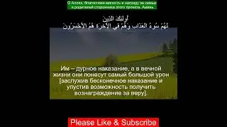 Коран Сура Ан-Намль | 27:5 | Чтение Корана с русским переводом | #quran #qurantranslation