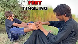 ASMR FEET TINGLING MASSAGE FOR RELAX & SLEEP FOOT REFLEXOLOGY 