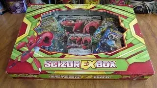 Открытие коробки Pokemon Scizor EX
