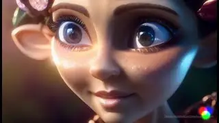 A beautiful story about a fairy🔥. Made with AI🤖😧