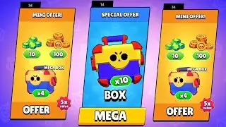Mega Box Opening - brawl Stars Lucky 5.0