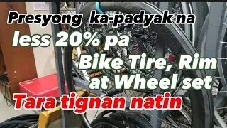 Bike tire, rim at wheel set mura na less20% pa,, at Japan Surplus Bigayan Pampanga..
