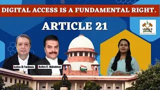 Digital Access is a Fundamental Right#supremecourt#article #trend #indianconstitution
