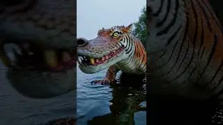 TIGRODON 🐅🐊 | The Swamp Predator from Another Universe 🌌 #Shorts
