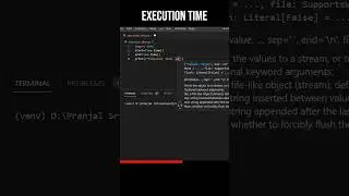 How to get the time of a Python program's execution time #shorts #python