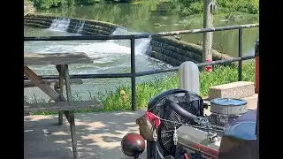Edinburgh dam on big blue river