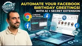 How to automate happy birthday wishes on Facebook