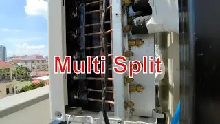 LG Multi Split System Air Conditioner Outdoor Unit Coil and EEV