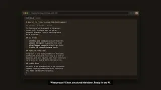 Web2MD Demo – Convert Any Webpage to Clean Markdown in One Click