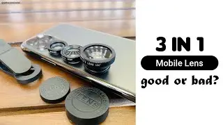 3 in 1 mobile camera lenses are really good??? | Unboxing and Review