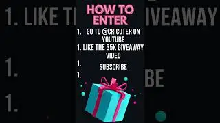 CRICUT MYSTERY BOX GIVEAWAY BY CRICUTER