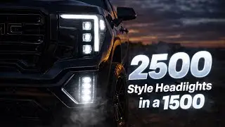 Мой Sierra 1500 2021 года выпуска получил фары Inspired Black-Out от 2500