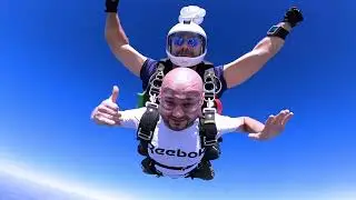Skok ze spadochronem 4000m \ parachute jump \ прыжок с парашютом 4км