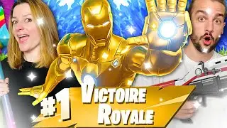 ON A TOUS LES SKINS OR MARVEL ET ON FAIT DOUBLE TOP 1 ! FORTNITE SAISON 4
