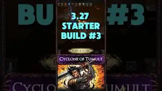 [PoE 3.27] STARTER BUILD - CYCLONE OF TUMULT - PoE Builds - Keepers of the Flames #poebuilds