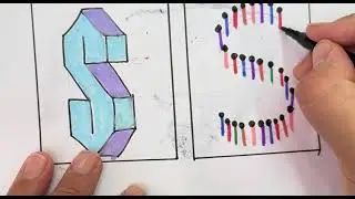 S letter drawing tutorial 