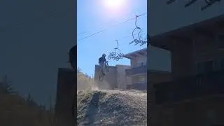 A 40-footer (the 3rd jump in the video) #shorts #mtb #bikepark #dirtjump #dirtjumper #dirtjumps
