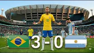 The Day Neymar Destroyed Argentina and Messi | Brazil vs Argentina