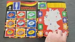 Topps Euro 2024 sticker album COMPLETE