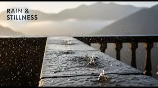 🌧️ Rain on a Mountain Monastery Balcony | Peaceful Ambience for Deep Sleep, Meditation & Relaxation