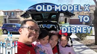 Disneyland Trip with Used Tesla Model X Family of 4