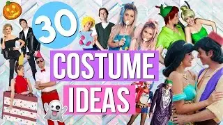 30 Couple Halloween Costume Ideas! Last Minute Costume Ideas 2016!