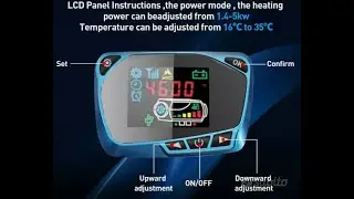 Istruzioni riscaldatore diesel cinese tipo Webasto LCD per camper e roulotte