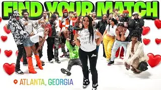 FIND YOUR MATCH WITH DARES! | 10 GIRLS & 10 GUYS ATL