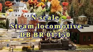 N scale Steam locomotive DB BR 01-150, N skala