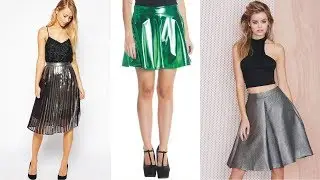 Minded Metallic Skirt For Big Party