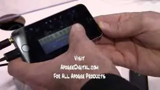 Apogee JAM and JAM 96k at the 2014 Winter NAMM Show