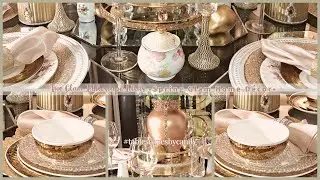 Two Glam Tablescape Ideas for Spring | 2023 Glam Home D&eacute;cor Ideas | Tablescapes By Candy