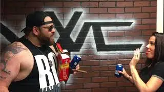 Bo Prichard gets interrupted by Brittney Savage. NYWC at the Tropix.
